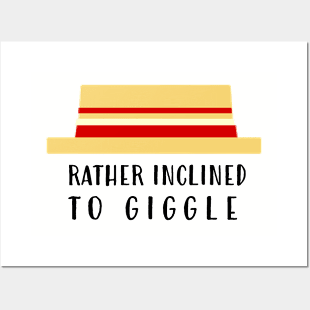 Rather inclined to giggle Wall Art by GTGM Designs